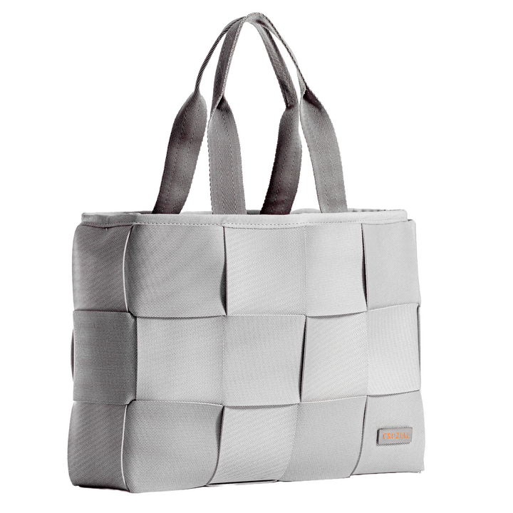 "ÓRBITA" BOLSO TEJIDO - GRIS