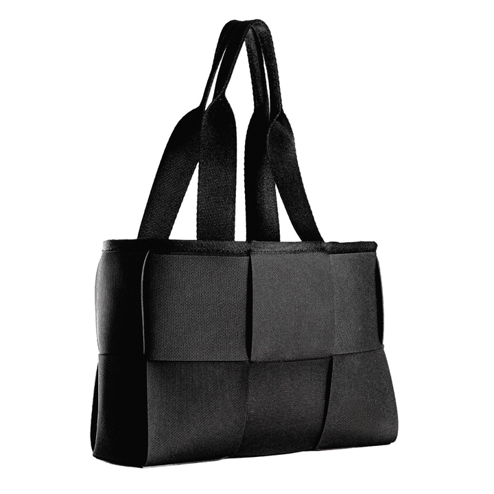 "ÓRBITA" BOLSO TEJIDO PEQUEÑO - NEGRO