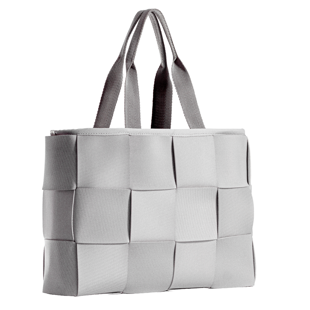 "ÓRBITA" BOLSO TEJIDO - GRIS