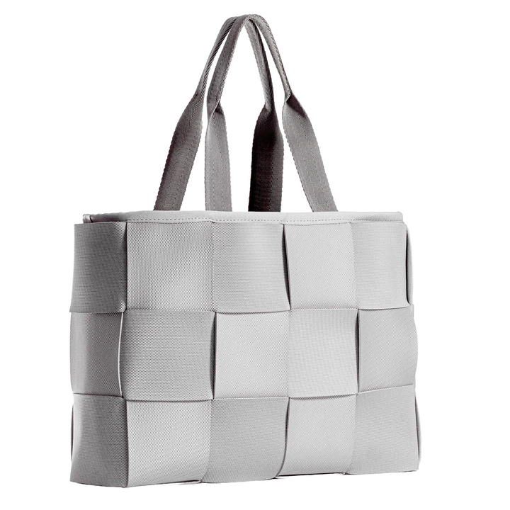 "ÓRBITA" BOLSO TEJIDO - GRIS