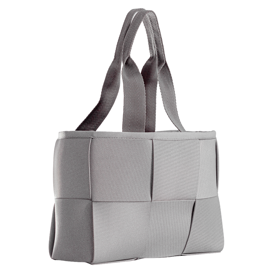 "ÓRBITA" BOLSO TEJIDO PEQUEÑO - GRIS