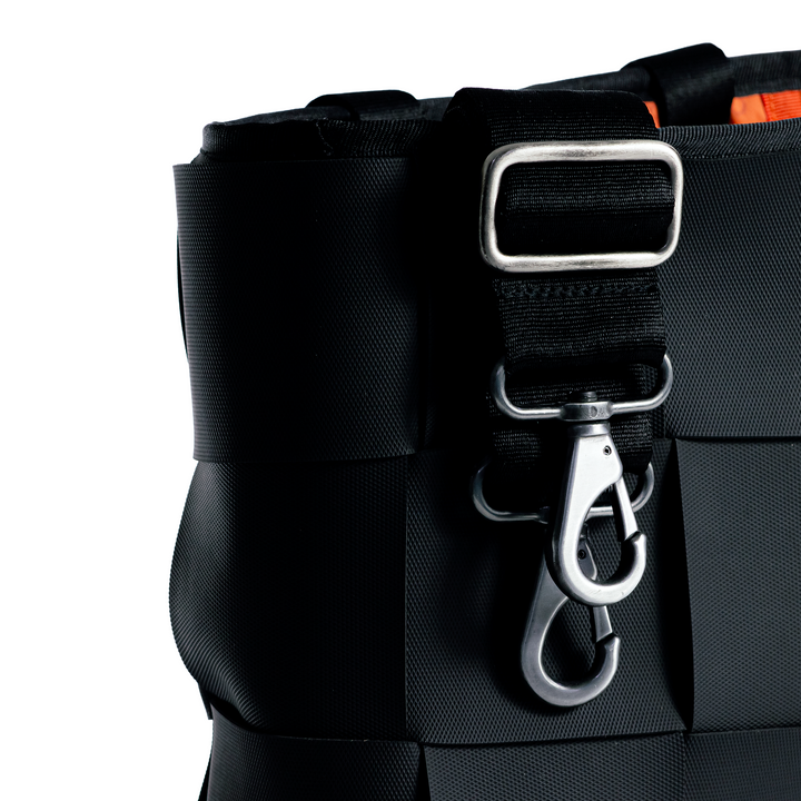 "ÓRBITA" BOLSO TEJIDO - NEGRO