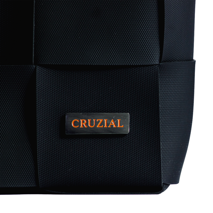 "ÓRBITA" BOLSO TEJIDO PEQUEÑO - NEGRO