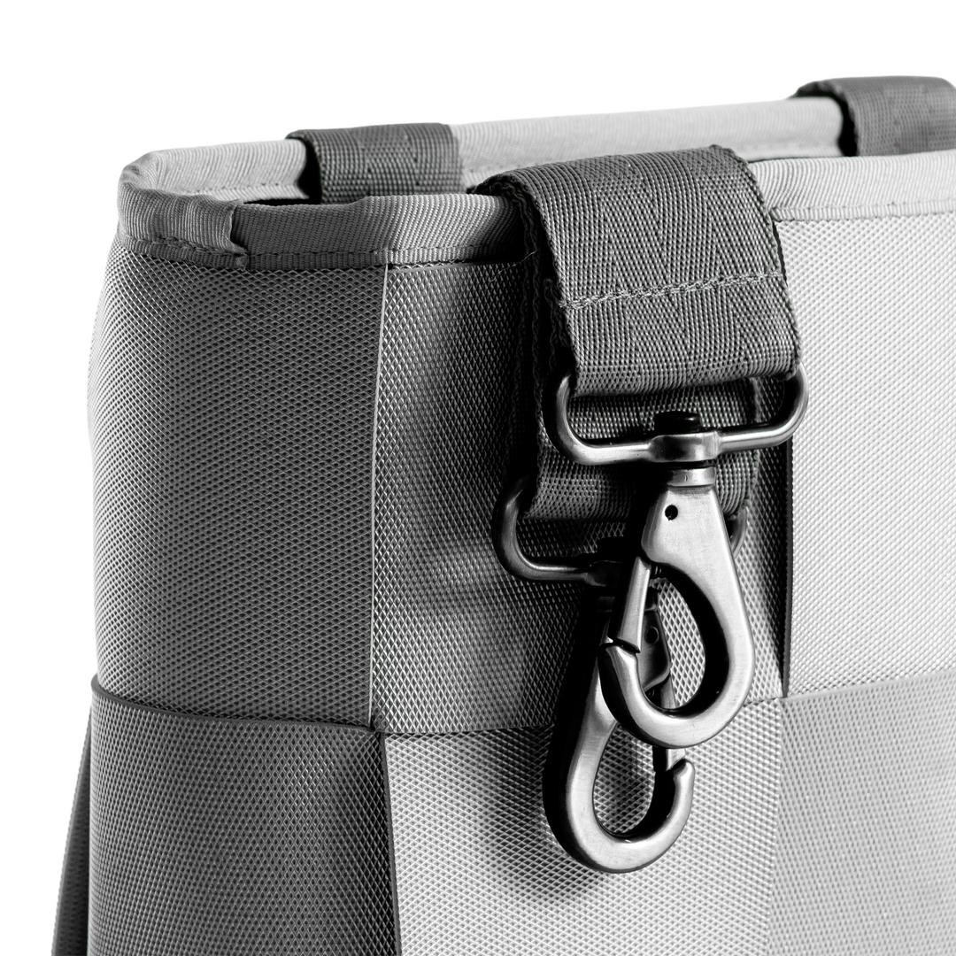 "ÓRBITA" BOLSO TEJIDO PEQUEÑO - GRIS