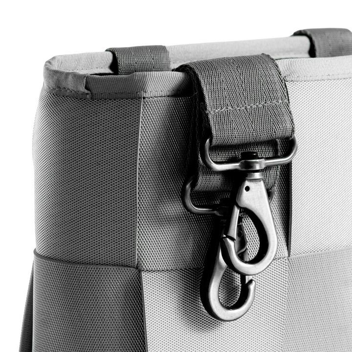 "ÓRBITA" BOLSO TEJIDO PEQUEÑO - GRIS