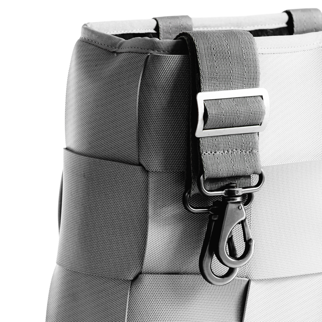 "ÓRBITA" BOLSO TEJIDO - GRIS