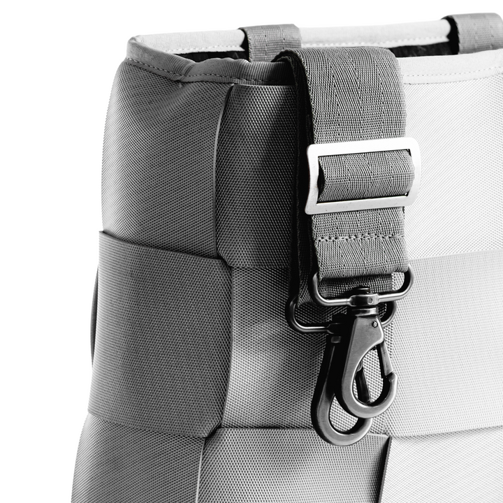 "ÓRBITA" BOLSO TEJIDO - GRIS