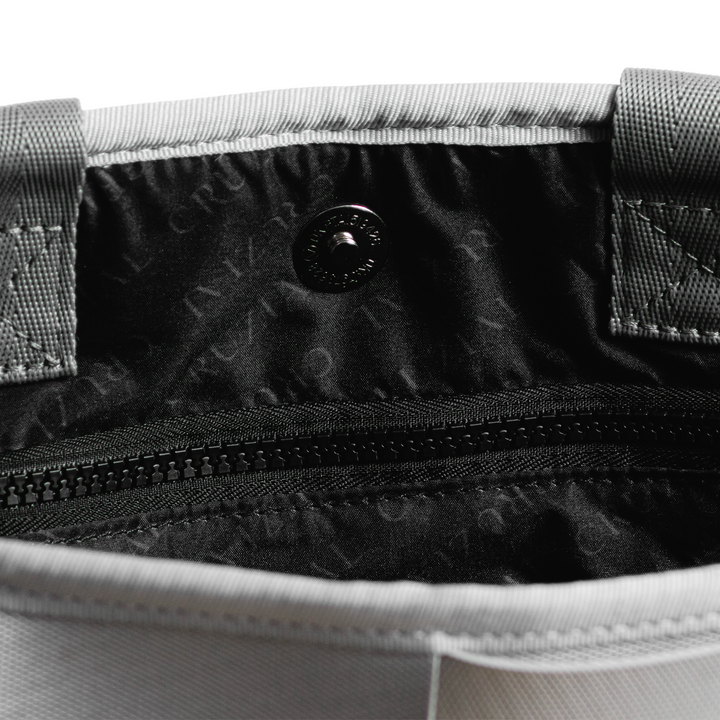 "ÓRBITA" BOLSO TEJIDO - GRIS
