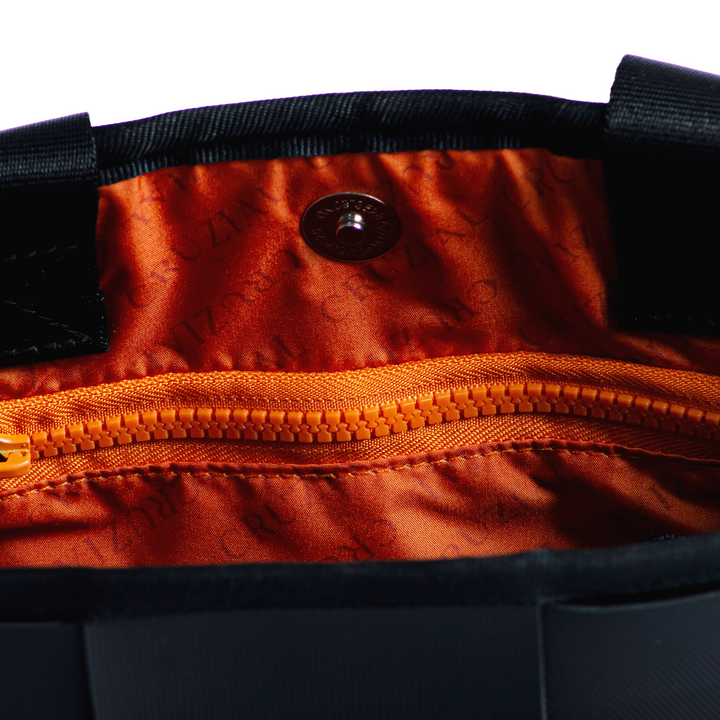 "ÓRBITA" BOLSO TEJIDO PEQUEÑO - NEGRO