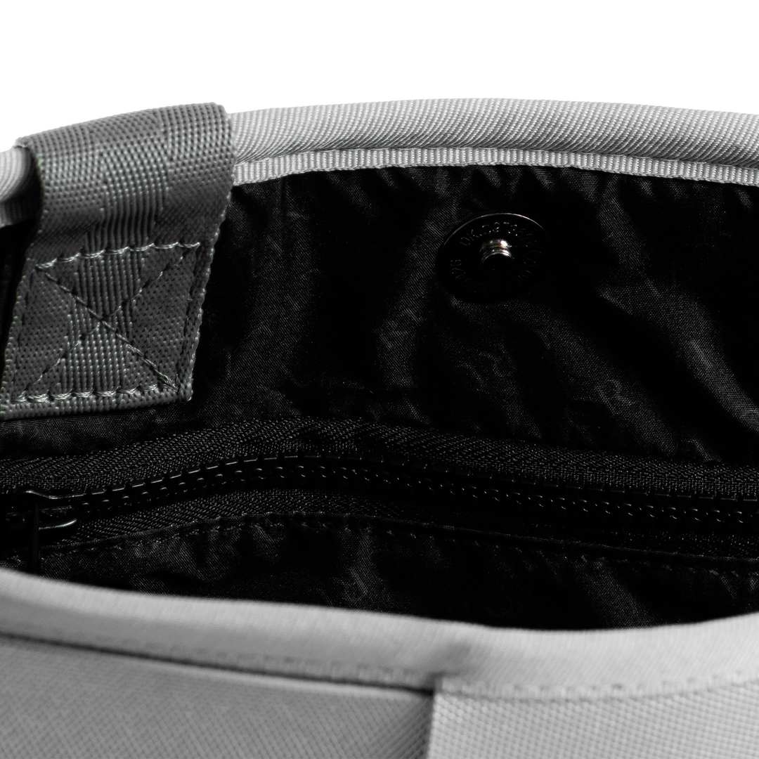 "ÓRBITA" BOLSO TEJIDO PEQUEÑO - GRIS