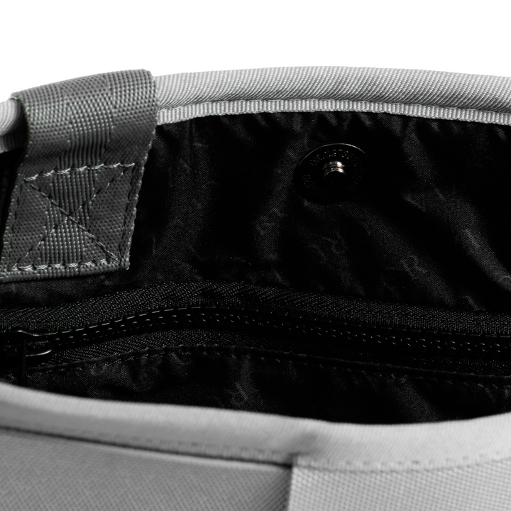 "ÓRBITA" BOLSO TEJIDO PEQUEÑO - GRIS